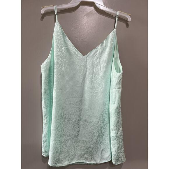 NWT CALVIN KLEIN SEAFOAM GREEN SLEEVELESS TOP SIZE L - Picture 1 of 6